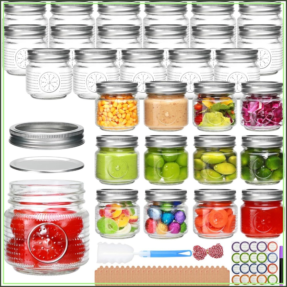 Paquete de 30 Frascos Mason de - Mason Jar 8Oz reseña y precio
