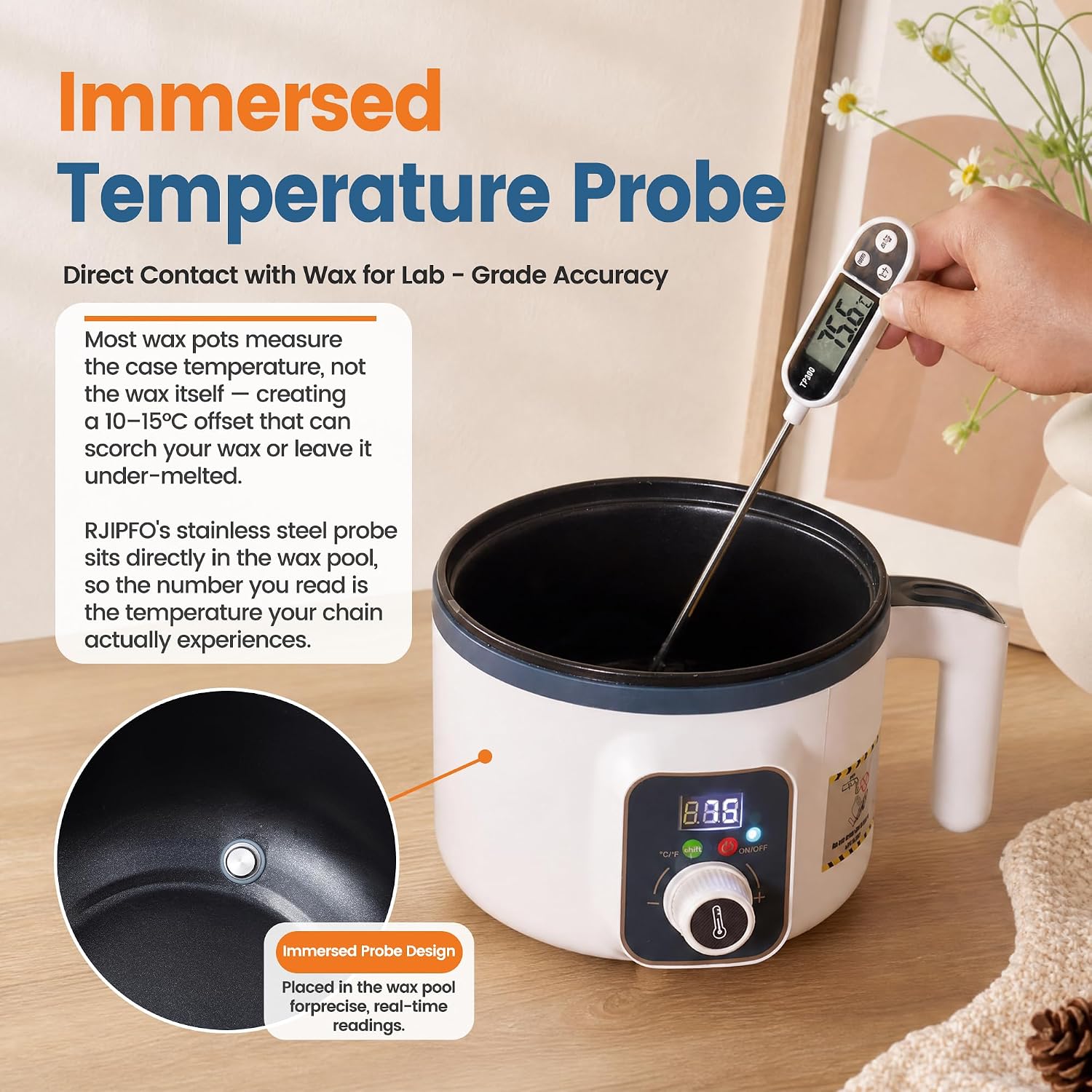 Olla para derretir cera de cad - Wax Melting Pot reseña y precio