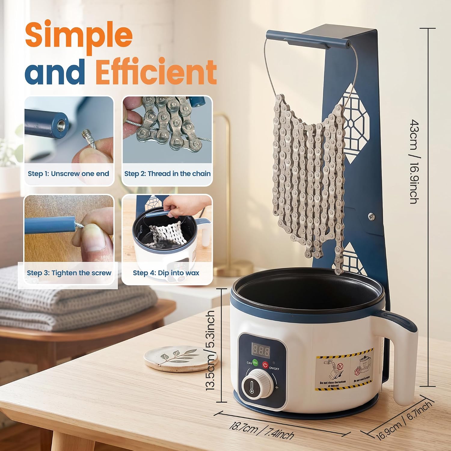 Olla para derretir cera de cad - Wax Melting Pot reseña y precio